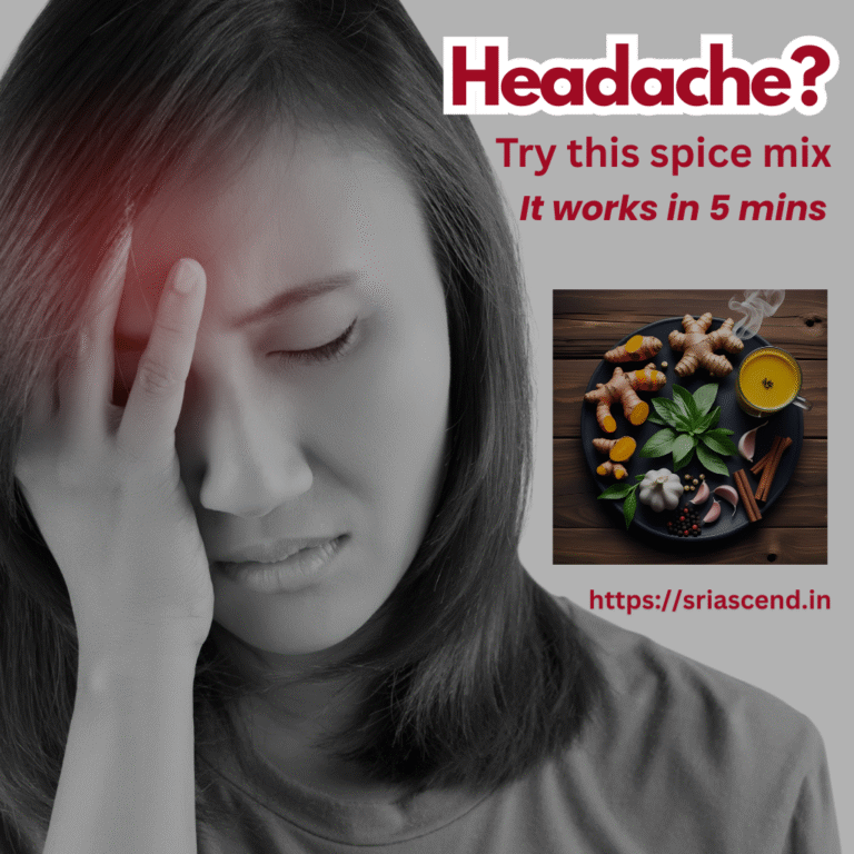 Headache? Use simple kitchen spices